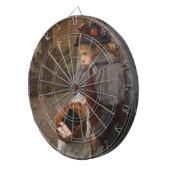 Matchstick Girl Poor Street Urchin Urban Poverty Dartscheibe (Vorderseite rechts)