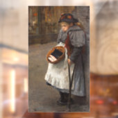 Matchstick Girl Poor Street Urchin Urban Poverty Fensteraufkleber (Blatt 2)