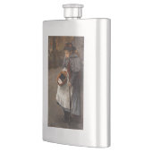 Matchstick Girl Poor Street Urchin Urban Poverty Flachmann (Links)