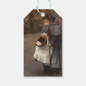 Matchstick Girl Poor Street Urchin Urban Poverty Geschenkanhänger (Rückseite)