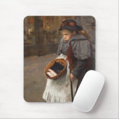 Matchstick Girl Poor Street Urchin Urban Poverty Mousepad (Mit Mouse)