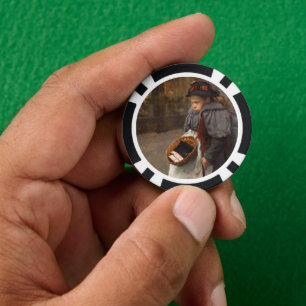 Matchstick Girl Poor Street Urchin Urban Poverty Pokerchips