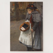 Matchstick Girl Poor Street Urchin Urban Poverty Puzzle (Vertikal)