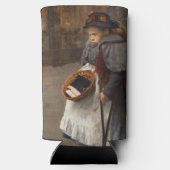 Matchstick Girl Poor Street Urchin Urban Poverty Selters Dosenkühler (Rückseite)