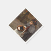 Matchstick Girl Poor Street Urchin Urban Poverty Serviette (Ecke)