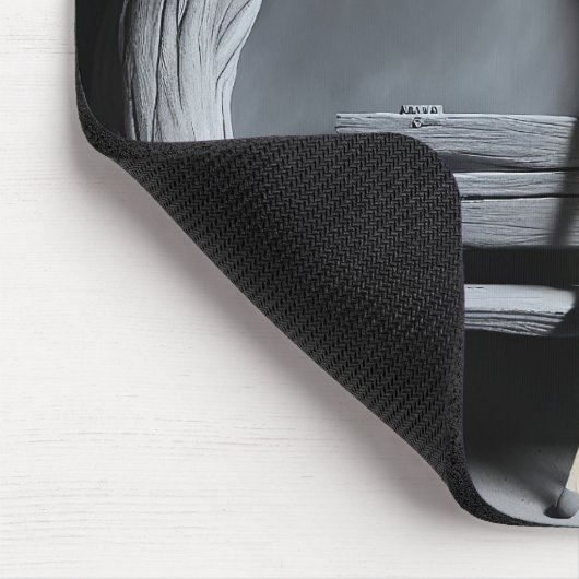 Matchsticks auf einer Bank Mousepad (Ecke)