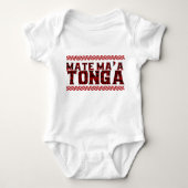 Mate Ma'a Tonga Baby Ein Stück Bodysuit Baby Strampler (Vorderseite)
