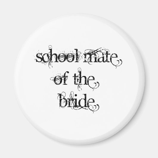 Mate of the Bride Magnet (Vorne)