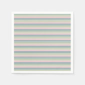 Mated Elegance - Trendy Striped Napkins Serviette (Vorderseite)