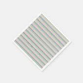 Mated Elegance - Trendy Striped Napkins Serviette (Ecke)