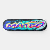 MATEO Maßgeschneidertes Graffiti-Skateboard Skateboard (Horizontal)