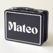 Mateo Metall Brotdose (Rückseite)