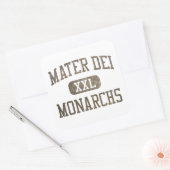 Mater Dei Monarchs Athletics Quadratischer Aufkleber (Umschlag)