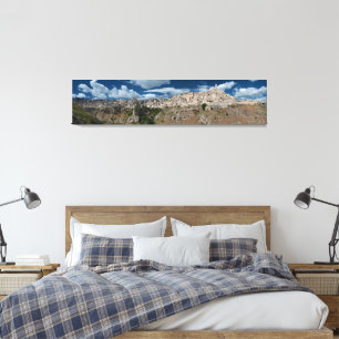 Matera Basilicata Italien Panorama Leinwanddruck