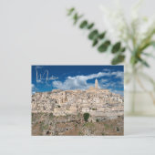 Matera Basilicata Italien Postkarte (Stehend Vorderseite)