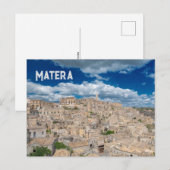 Matera Basilicata Italien Postkarte (Vorne/Hinten)