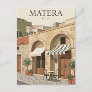 Matera, Italien Postkarte