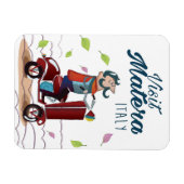 Matera Italy Cartoon Scooter Magnet (Horizontal)