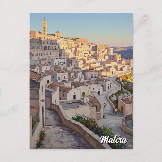 Matera Italy Travel Postkarte (Vorderseite)
