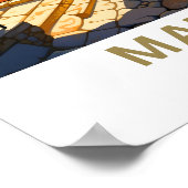 Matera Italy Travel Print Poster (Ecke)