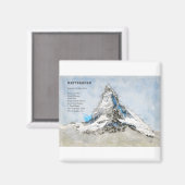 Materhorn Magnet (Vorderseite/Rückseite)
