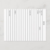 Materia Medica Rose Blume Pflanze Kräuterstudie Ka Postkarte (Rückseite)