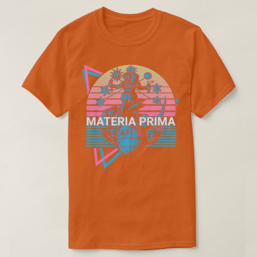 Materia Prima Rebis Alchemy Philosopy Esoteric Ret T-Shirt (Design vorne)
