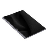 Material aus schwarzem Stoff Notizblock (Rechte Seite)