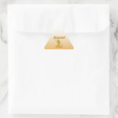Material Chick Dreieckiger Aufkleber (Tasche)