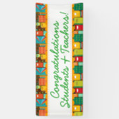 Material der Schulbuch-N - kundenspezifische Fahne Banner (Vertikal)