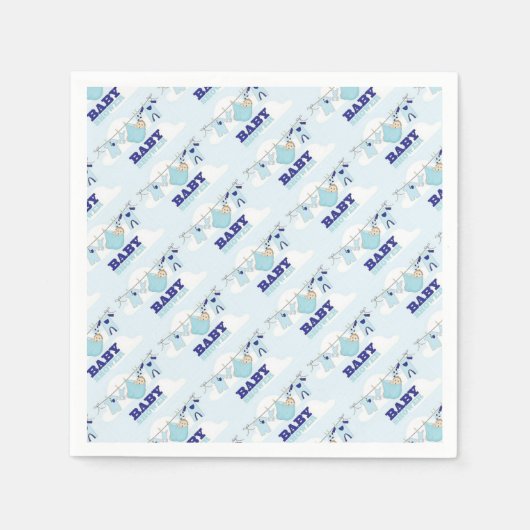 MATERIAL DES BABY-SHOWER/PARTY SERVIETTE (Vorderseite)