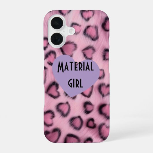 Material girl iPhone 16 phone cases Hülle (Rückseite)