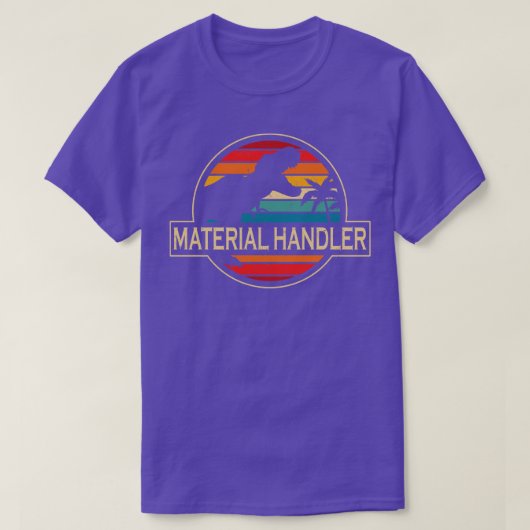 Material Handler Dinosaurier T-Shirt (Design vorne)