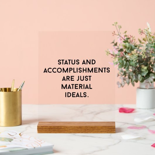 Material Ideale Akryllisches Zeichen Acrylschild (Hochzeit)