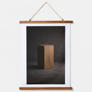 Material Presence Wandteppich Mit Holzrahmen