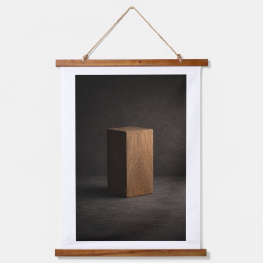 Material Presence Wandteppich Mit Holzrahmen (Vorderseite)