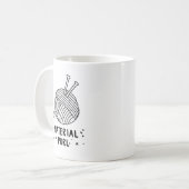 Material Purl Fabulous Knitter Puppe Tasse (Vorderseite Links)