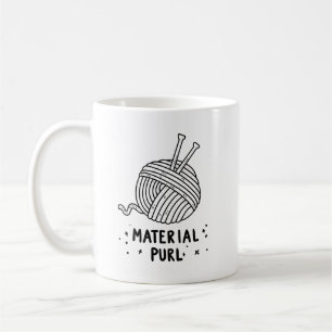 Material Purl Fabulous Knitter Puppe Tasse