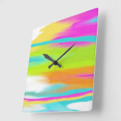 Material Quadratische Wanduhr (Winkel)