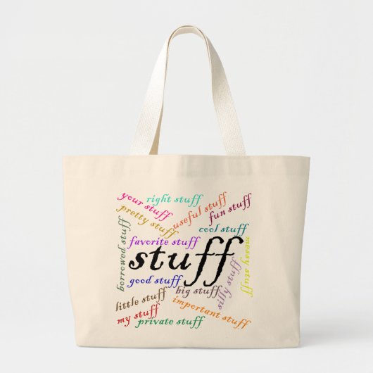 Material-Tasche Jumbo Stoffbeutel (Vorne)