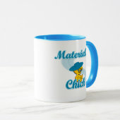 Materialist Chick #3 Tasse (VorderseiteRechts)