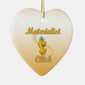 Materialist Chick Keramikornament (Rechts)