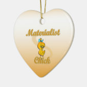 Materialist Chick Keramikornament (Links)