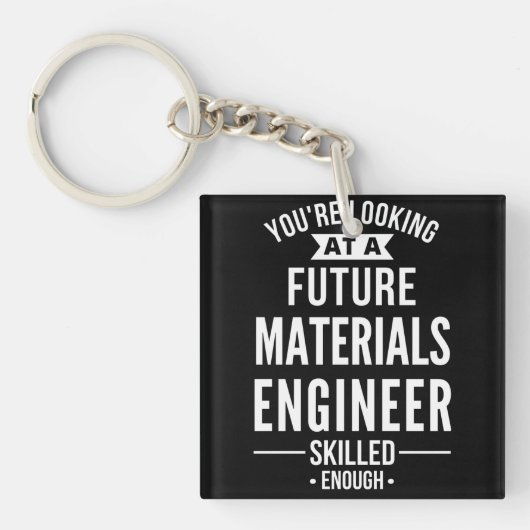 materials engineer gift schlüsselanhänger (Vorderseite)