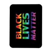 "Materie für schwarze Leben" Pride lgbtq lgbt schw Magnet (Vertikal)