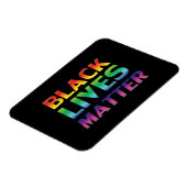 "Materie für schwarze Leben" Pride lgbtq lgbt schw Magnet (Linke Seite)