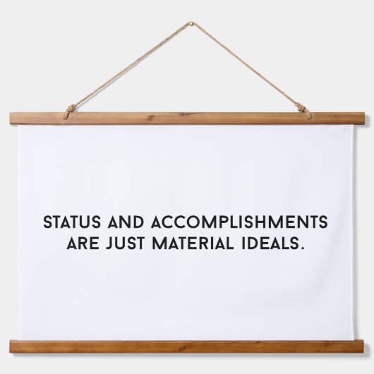 Materielle Ideale Holztäfelung Wandteppich Mit Holzrahmen (Vorne)