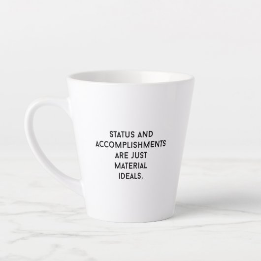 Materielle Ideale Latte Tasse (Links)