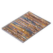 Materielle Wolldecke Notizblock (Linke Seite)
