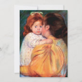 Maternal Kiss | Mary Cassatt Card (Vorderseite)